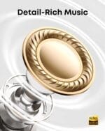 ⁦سماعة أنكر ساوند كور لايف Q30 فوق الأذن - بلوتوث مع إلغاء ضوضاء نشط، صوت عالي الدقة، 40 ساعة تشغيل، تصميم مريح للسفر - أسود⁩ - الصورة ⁦7⁩