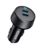 شاحن السيارة أنكر باور درايف III ديو - بقوة 40 واط | شحن سريع ومزدوج مع حماية فائقة مع منافذ باور اي كيو 3.0 Type