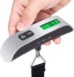 ⁦ميزان السفر الرقمي اولتيكنوفو (محمول باليد مع شاشة ال سي دي 50 كغم 110 باوند)⁩ - الصورة ⁦3⁩