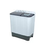 غسالة أمبيكس شبه أوتوماتيكية بحوضين – سعة 7 كجم، نظام توربو هوائي، محرك هادئ، منظف للياقة، ضمان سنتين