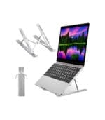 حامل لابتوب ألومنيوم قابل للتعديل ومحمول من سلفار – دعم تبريد لأجهزة 7 إلى 15.6 بوصة