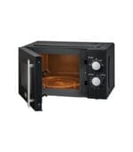 ⁦فرن ميكروويف سولو بلاك اند ديكر 20 لتر – 700 واط، 5 مستويات طاقة، تصميم أنيق بمقابض كروم وتجويف رمادي، أسود – MZ2007PSA-B5⁩ - الصورة ⁦2⁩