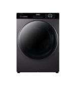 غسالة أمامية جنرال سوبريم 12 كجم – 14 برنامج، محرك إنفرتر، تصميم فضي داكن – موديل GSFL120WH