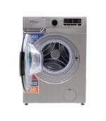 ⁦غسالة أمامية 8 كجم من سوبر جينيرال – 1400 دورة/دقيقة، شاشة LED رقمية، غسيل سريع، هادئة، موفرة للطاقة، أسطوانة ستانلس ستيل، فضية – KSGW8500NLED⁩ - الصورة ⁦2⁩