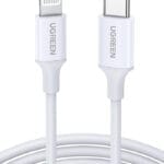 كابل UGREEN الأصلي بطول 1 متر – USB-C إلى Lightning | معتمد من MFi | شحن سريع PD بقدرة 20 واط – متوافق مع جميع أجهزة iPhone وiPad
