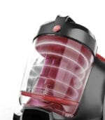 ⁦مكنسة هوفر باور 6 الكهربائية المتطورة بدون كيس و بسعة 3 لتر وبقوة 2200 واط وتعمل بتقنية الإعصار - فلتر HEPA بلون رمادي أحمر ضمان لمدة سنة CDCY P6ME⁩ - الصورة ⁦3⁩