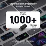 ⁦شاحن USB C من انكر، شاحن انكر 735 غان برايم 65 واط، شاحن حائط سريع مدمج وقابل للطي بـ 3 منافذ بي بي اس⁩ - الصورة ⁦6⁩