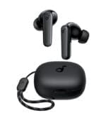 سماعات انكر P20i لاسلكية، منافذ تشغيل 10 مم لصوت قوي، بلوتوث 5.3، زمن 30 ساعة، IPX5 مقاومة الماء، 2 ميكروفونات لاتصالات ذكاء اصطناعي، 22 إعدادًا مُسبقًا EQs، أسود