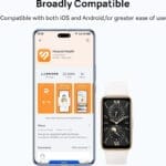 ⁦ساعة هواوي Band 9 الذكية – تتبع النوم، شحن سريع، 100 وضع تمرين، متوافقة مع iOS وأندرويد – أسود⁩ - الصورة ⁦5⁩