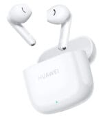 سماعات هواوي فري بادز SE 2 – لاسلكية بلوتوث، بطارية تدوم حتى 40 ساعة، شحن سريع، تصميم مريح وخفيف – أبيض + هواوي كير بلس