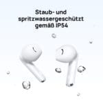 ⁦سماعات هواوي فري بادز SE 2 – لاسلكية بلوتوث، بطارية تدوم حتى 40 ساعة، شحن سريع، تصميم مريح وخفيف – أبيض + هواوي كير بلس⁩ - الصورة ⁦5⁩