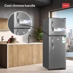 ⁦ثلاجة امبيكس مزدوجة الباب بسعة 138 لتر (4.5 قدم) – تبريد سريع، قفل أمان، موفرة للطاقة، موديل IRF 138C، ضمان سنتين⁩ - الصورة ⁦3⁩