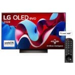 تلفزيون 48 بوصة ال جي ذكي LG OLED48C46LA – شاشةOLED – دقة 4K UHD –معدل تحديث 120 هرتز – نظام تشغيل webOS – دعم HDR10 و HLG
