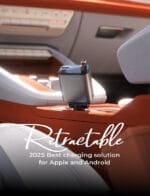 شاحن سيارة LISEN 4 في 1 قابل للسحب – PD 30 واط، كابلات مدمجة USB-C وLightning، موديل 2E7130 - الصورة 8