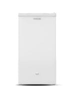 ثلاجة صغيرة 85 لتر من نيكاي، بمنظم حرارة وقفل أمان، أبيض - موديل NRF110N23W