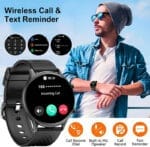 ⁦ساعة ذكية 1.38 انش للرجال والنساء رد/اجراء مكالمات لياقة بدنية مقاومة للماء بتصنيف IP67 لتتبع اللياقة البدنية⁩ - الصورة ⁦4⁩