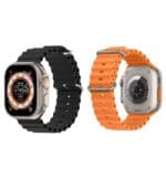 ساعة جينيريك ذكية – 7 أساور، سماعة بلوتوث، شاشة AMOLED، 100 وضع، مراقبة صحة ومساعد صوتي - الصورة 2