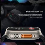 ساعة جينيريك ذكية – 7 أساور، سماعة بلوتوث، شاشة AMOLED، 100 وضع، مراقبة صحة ومساعد صوتي - الصورة 5