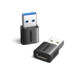 يوجرين محول USB-C إلى USB-A (2 قطع) – سرعة 10 جيجابت | متوافق مع iPhone 16 Pro Max، iPad Pro/Air، Galaxy S23/S24 Ultra