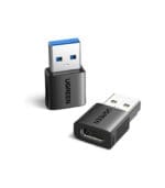 يوجرين محول USB-C إلى USB-A (2 قطع) – سرعة 10 جيجابت | متوافق مع iPhone 16 Pro Max، iPad Pro/Air، Galaxy S23/S24 Ultra