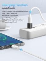 ⁦يوجرين محول USB-C إلى USB-A (2 قطع) – سرعة 10 جيجابت | متوافق مع iPhone 16 Pro Max، iPad Pro/Air، Galaxy S23/S24 Ultra⁩ - الصورة ⁦5⁩