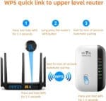 ⁦موسع Wi-Fi من Union Sky يغطي حتى 3000 قدم² ويدعم 35 جهازًا مع منفذ إيثرنت⁩ - الصورة ⁦5⁩