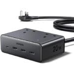 شريط طاقة Nexode من UGREEN – شحن سريع 20 واط مع 4 منافذ USB و4 تيار متردد