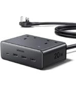 شريط طاقة Nexode من UGREEN – شحن سريع 20 واط مع 4 منافذ USB و4 تيار متردد