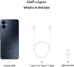 ⁦سامسونج جالكسي A06 – 4G LTE، ثنائي الشريحة، 4GB RAM، 64GB تخزين، أسود⁩ - الصورة ⁦3⁩