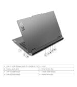 Lenovo LOQ 15IAX9 – لابتوب جيمنج قوي والدراسة بمعالج i5-12450HX وكرت RTX 2050 وذاكرة DDR5 سريعة 12GB + تخزين SSD 512GB - الصورة 6