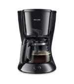 ⁦إبريق قهوة زجاجي من فيليبس HD7432/20 – سعة 0.6 لتر،7 أكواب، إيقاف تلقائي، أسود⁩ - الصورة ⁦2⁩