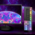 ⁦ديل كمبيوتر مكتبي OptiPlex – Intel Core i7، RAM 16GB، SSD 512GB، شاشة 22 بوصة FHD، RGB، ويندوز 10 برو، ملحقات كاملة⁩ - الصورة ⁦2⁩