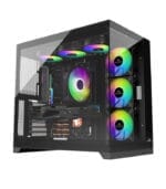 كمبيوتر ألعاب انفينيارك كيوب برو – Intel Core i5-14400F، RTX 3050، RAM 16GB DDR5، SSD 1TB، RGB – أسود