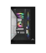 ⁦كمبيوتر ألعاب انفينيارك كيوب برو – Intel Core i5-14400F، RTX 3050، RAM 16GB DDR5، SSD 1TB، RGB – أسود⁩ - الصورة ⁦2⁩