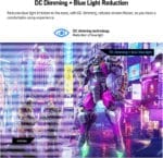 ⁦شاشة ألعاب منحنية 27 بوصة FHD، 100Hz، بدون حواف، مكبر صوت مدمج، 100% sRGB، سطوع 300 شمعة، منGAWFOLK⁩ - الصورة ⁦4⁩