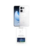 موبيل أوبو رينو 13 – 5G، سعة 512GB، رام 12GB، شاشة 6.59 إنش، لون أبيض – شريحتين
