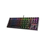 كيبورد ألعاب ميكانيكي Redragon K552 – مفاتيح حمراء، RGB، 87 مفتاح، مقاوم للغبار، سلكي – أسود