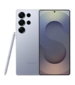 موبايل من سامسونج جالاكسي S25 ألترا، سعة تخزين 256 جيجابايت، باللون سيلفر بلو التيتانيوم