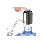 موزع مياه اوتوماتيكي من سكاي تاتش، مضخة مياه وراديو قابلة لاعادة الشحن بمنفذ USB، لون اسود