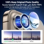 ⁦UGREEN واقي عدسة الكاميرا لهاتف iPhone 16 Pro / 16 Pro Max – حماية فاخرة بدقة فائقة⁩ - الصورة ⁦7⁩