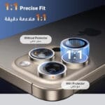 ⁦UGREEN واقي عدسة الكاميرا لهاتف iPhone 16 Pro / 16 Pro Max – حماية فاخرة بدقة فائقة⁩ - الصورة ⁦6⁩