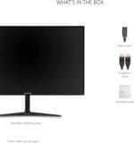 ⁦شاشة الألعاب فيوسونيك ViewSonic VX2418-P-MHD – مقاس 24 إنش، FHD، 165Hz، استجابة 1ms، FreeSync، بدون إطار، أسود⁩ - الصورة ⁦5⁩