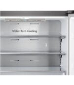 ⁦ثلاجة هايسينس أربعة أبواب، سعة 583 لتر، فضي – موديل RQ72W2NR مع ضمان سنتين⁩ - الصورة ⁦3⁩