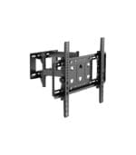 حامل تلفزيون جداري للشاشات من 26 إلى 65 بوصة – دعامات حائط شديدة التحمل مع دوران وإمالة، أذرع مزدوجة مفصلية، دعم VESA حتى 400×400 مم، حمولة حتى 40 كجم (88 باوند)