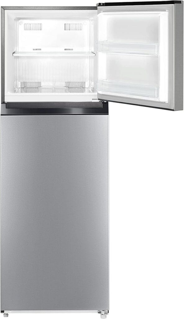 ثلاجة توشيبا GR-RT468WE-DMN سعة 338 لتر بفلتر بيولوجي وتحكم إلكتروني بالحرارة – رمادي ليكسيو